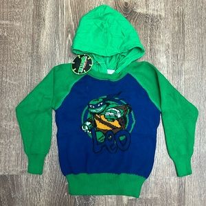 TMNT Classic Leonardo Sweatshirt Hoodie for Kids Size 2T Toddler NEW